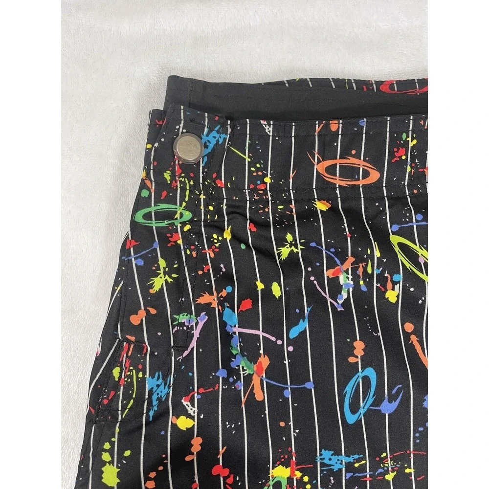 Surf Swim Shorts‎ Trunks Surf Sz 36 Black Art Paints Brazilian Rota Do Mar NEW